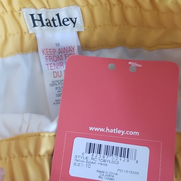 Hatley Splash pants size 10 - Picture 2 of 2